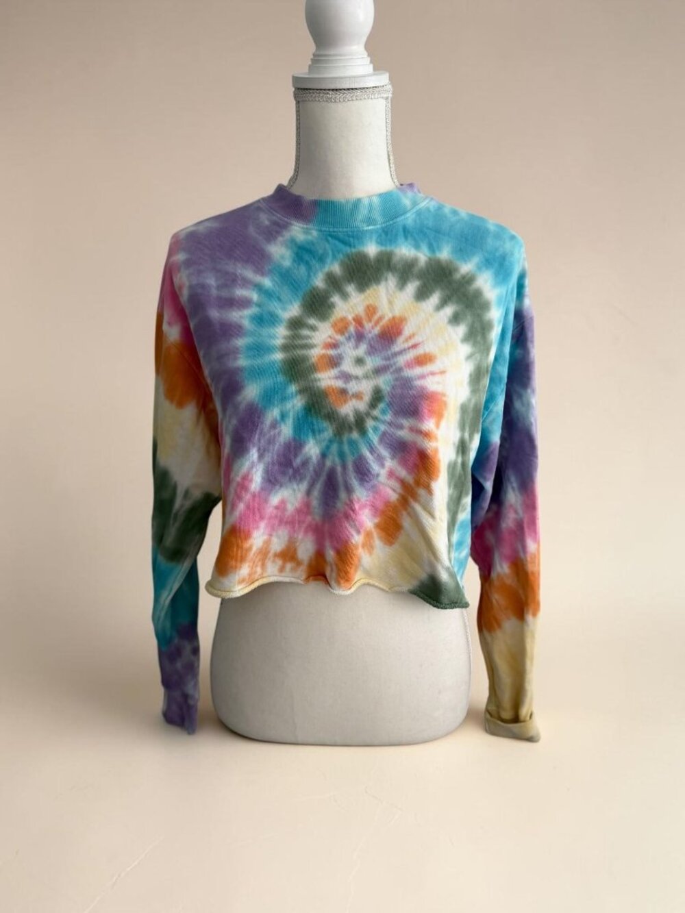 DAYDREAMER Multicolor Tie Dye Sweatshirt Top Size XS